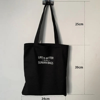 Sacs fourre-tout en toile et coton vierge écologique avec logo personnalisé Sac à provisions en toile de haute qualité pour les cadeaux publicitaires de l'entreprise