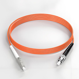 5 pièces/sac Câble de brassage <span class=keywords><strong>fibre</strong></span> <span class=keywords><strong>optique</strong></span> LC/UPC-ST/UPC MM Multimode 62.5-125 OM1 Simplex <span class=keywords><strong>Orange</strong></span> FTTH 1-5 mètres pour télévision par câble CATV - Product Image 1