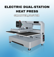 Presse à chaud électrique automatique double station XINHONG MATE450-2E, nouvelle machine de transfert par sublimation double