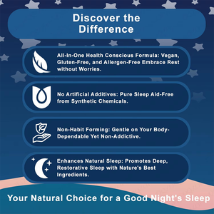 Gomas Naturais para Dormir para Adultos com Morango Doce, Raiz de Valeriana, Extrato de Maracujá, L-Teanina e Magnésio para Alívio do Estresse - Product Image 5