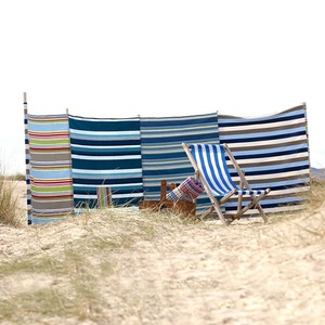 4-5-6 poteaux en <span class=keywords><strong>bois</strong></span>, pare-vent d'abri, grand bouclier de protection contre le vent, clôture coupe-vent de plage d'intimité avec sac de transport pour les vacances de <span class=keywords><strong>Camping</strong></span> en plein air/ - Product Image 4
