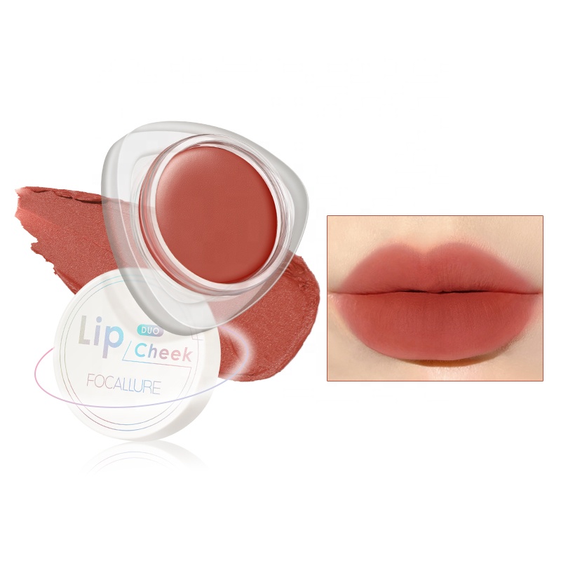 FOCALLURE FA266 губная грязевая Подушка с высоким пигментом, румяна, Кремовые румяна, палитра для губ и щек