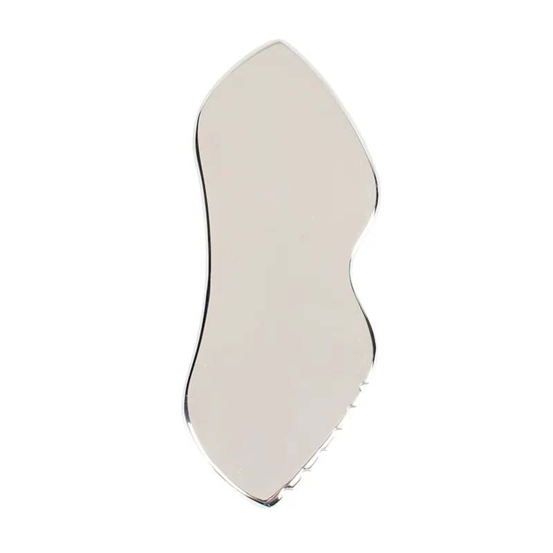 Facial Beauty Metal Guasha Board Body and Face Scraping Massage Tool Stainless Steel Gua Sha