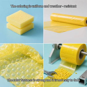 Màu sắc ổn định màu vàng <span class=keywords><strong>masterbatch</strong></span> cho thổi phim đúc phim và sản xuất phim Bopp - Product Image 3