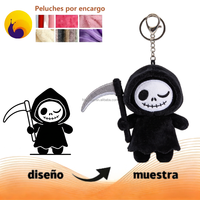 minimale de commande prix d'usine délai de livraison rapide cadeaux promotionnels porte-clés en peluche personnalisé