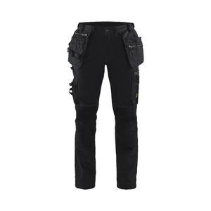 BLAKLADER - 713013709999C42 Women’s craftsman <b>trousers</b> with <b>stretch</b> <b>Black</b> - EAN 7330509868195 WORK <b>TROUSERS</b> CARGO WORK <b>TROUSERS</b> - Product Image 1