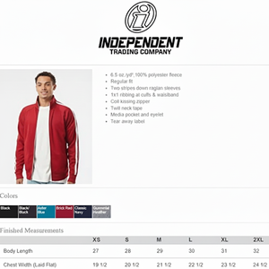 Chaquetas Deportivas Personalizadas para Hombre 2025, con Cierre Completo, Modelo B0CKM3KKWK, Logotipo Bordado Exp70ptz, Disponible en 5 Colores - Product Image 1