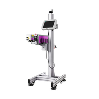 Machine de marquage laser 40w Fibre Co2 UV En ligne Haute vitesse Gravure volante Imprimante à jet d'encre Imprimante d'étiquettes Câble Fil Bouteille pour animaux de compagnie