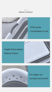 Space Saving Pop up <strong>Small</strong> Folding Storage Container Plastic Collapsible Laundry <strong>Basket</strong> Foldable Laundry <strong>Basket</strong> with <strong>Handle</strong> - Product Image 5
