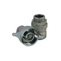 Raccord hydraulique à déconnexion rapide de type fileté pour camions bennes et remorques Système de levage HYVA
