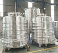 Cuve de Fermentation en Acier Inoxydable avec Enveloppe Chauffante en Serpentin pour la Production de Bière, Vin, Boissons, Aliments et Produits Laitiers