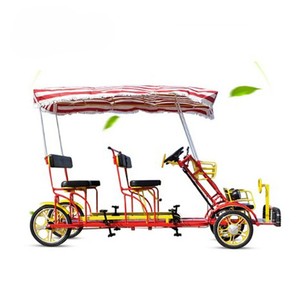 6 personnes à vélo/vélo tandem dans le parc pour la location/avec sièges pour enfants - Product Image 4