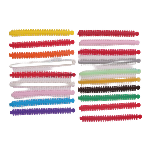 Zahnmodell für die Ausbildung, bunte Zahnspangen, Ligaturen, Dental-Power-Chains, kieferorthopädische elastische Gummibänder - Product Image 6