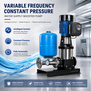 Pompe à eau centrifuge verticale en acier inoxydable, pompe de surpression multi-étages haute performance pour applications industrielles - Product Image 2
