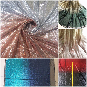 RTS 100% poliestere 3mm iridescente <span class=keywords><strong>2</strong></span> toni gradiente tessuto di paillettes per il vestito - Product Image 2