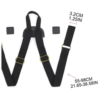 Offre Spéciale bricolage couture remplacement réglable épaule école Bookbag sangle, accessoires pièces sac à main sangles bandoulière