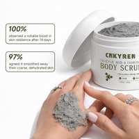 Crème exfoliante corporelle bio aux acides AHA BHA, éliminateur de boutons Kp, hydratante et blanchissante, vente en gros