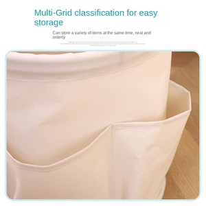 Cestino da bagno portatile pieghevole per la casa cestino per bambini da campeggio all'aperto e cestino da spiaggia-tessuto - Product Image 3