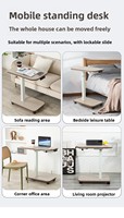 Bureau debout ergonomique moderne de qualité professionnelle en acier inoxydable, réglable en hauteur à double moteur, système anti-collision, moteur robuste