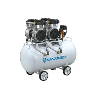 New Technology Industrial 2.2Kw 3Hp 8Bar 100L Silent Oil-Free Electrical Air Compressor With Dryer,Air Tank And Filters