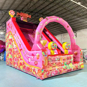 Structure gonflable avec <span class=keywords><strong>toboggan</strong></span> aquatique 8 en 1, qualité commerciale, pour fêtes d'enfants, <span class=keywords><strong>toboggan</strong></span> gonflable pour le plaisir en plein air - Product Image 4