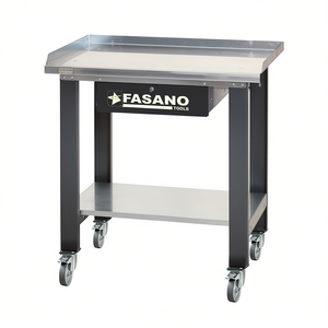 Fasano <b>Tools</b> Steel Workbench With Drawer And Shelf 24x36 Inch Mobile Workshop <b>Cart</b> - Product Image 2