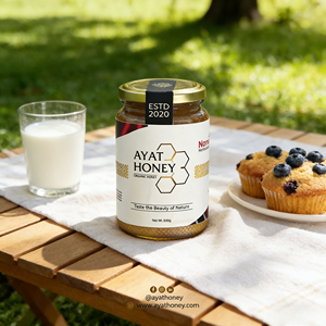 Miel Blanca Premium Ayat Original Pura, 100% Orgánica, de Alta Altitud, con Antioxidantes Naturales para un Estilo de Vida Saludable y Nutrición Diaria - Product Image 5
