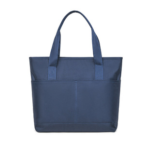 Sac à bandoulière en nylon pour ordinateur portable, sac de voyage, sac de sport portable grande capacité, sac fourre-tout à fermeture éclair, sac à main pliable écologique pour ordinateur portable - Product Image 4