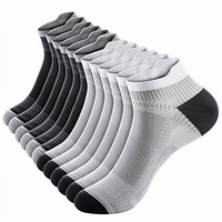 Chaussettes de compression pour hommes et femmes, chaussettes de sport respirantes à soutien de la voûte plantaire, tricotées, ODM