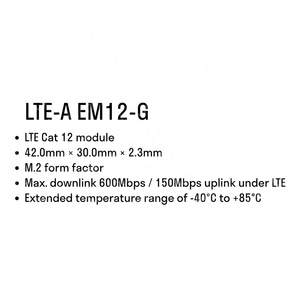 EM12-G Cat12 <span class=keywords><strong>M</strong></span>.2 arayüzü 600Mbps LTE 4G modülü - Product Image 2