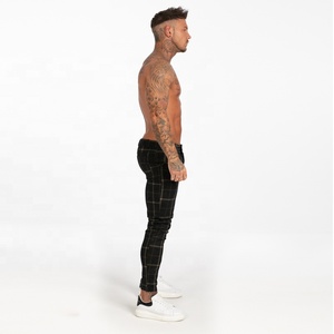 <span class=keywords><strong>Pantaloni</strong></span> a quadri Casual Dropship <span class=keywords><strong>pantaloni</strong></span> <span class=keywords><strong>Chino</strong></span> <span class=keywords><strong>Skinny</strong></span> <span class=keywords><strong>pantaloni</strong></span> alti elasticizzati comodi <span class=keywords><strong>pantaloni</strong></span> neri aderenti alla caviglia - Product Image 4
