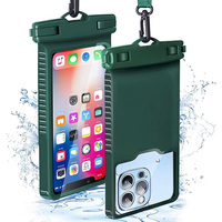 Funda Impermeable para Teléfono Móvil de TPU Resistente a Golpes, Bolsa Impermeable Táctil IPX8 para Celular
