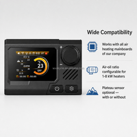 OkyRie HC-K024 Interruptor de Calefacción de Estacionamiento, Controlador Digital LCD para Calefacción de Aire Diésel, 12V 24V Universal para Camiones, Autocaravanas y Furgonetas