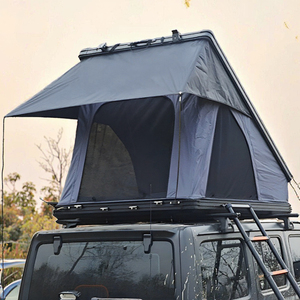 สำหรับ <span class=keywords><strong>hoto</strong></span> เต็นท์2025 4x4เต็นท์บนดาดฟ้าอลูมิเนียมสีดำทรงสามเหลี่ยม4ฤดูเต็นท์ตั้งแคมป์เป็นแรงบันดาลใจในการผจญภัยกลางแจ้ง - Product Image 2