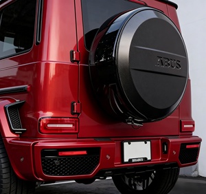 New High Quality Front Rear Bumpers Kit Class W464/W463 G500 G55 G63 Brabu Style Wide Body 2019-2020 Black <b>Paint</b> Screw-On - Product Image 5