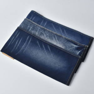 Tela de Mezclilla Elástica de Algodón con Tejido Satinado Azul Oscuro de <span class=keywords><strong>7.7</strong></span> oz, Productos al por Mayor - Product Image 6