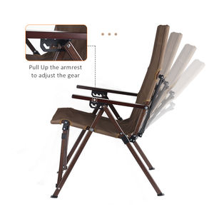 Chaise pliante de camping et de plage avec dossier, tabouret de barbecue portable japonais pour extérieur, en promotion - Product Image 5