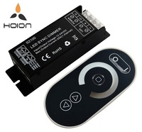 Controlador de Intensidad de Luz LED PWM de 25A y 300W con Panel Táctil Completo, Sincronización DC12V~24V, Interruptor de Atenuación para Tiras LED