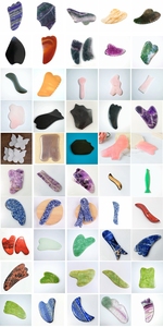 Herramientas de Masaje Gua Sha de Jade Xiuyan en Forma de Corazón Verde, Económicas, Nuevas del 2026, Tablas de Guasha con Dientes, Se Acepta Logotipo y Caja - Product Image 6