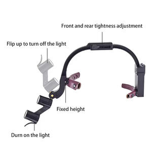 Lupas Dentales 5x/6x con Lámpara Frontal Médica Inalámbrica Recargable 5W, Lupa Binocular LED para Odontología, Equipos Quirúrgicos Dentales - Product Image 4