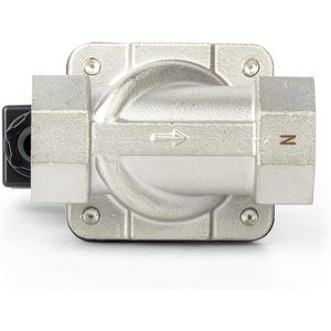 EE. UU. Válvula Solenoide de Acero Inoxidable Sólido de 1 Pulgada, 12V CC, Normalmente Cerrada, con Sello de Viton, Tipo Caja de Conexiones - Product Image 5