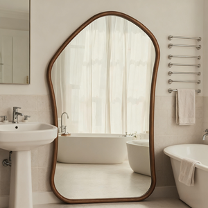 200*120 yeni tasarım tam boy ayna ekstra büyük mobilya büyük duvar ev dekor ahşap çerçeve Espejo Spiegel büyük düzensiz ayna - Product Image 6