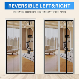 Màn hình cửa từ, Kích thước màn hình 39 "x 83", Rèm Lưới Thú Cưng, lưới nam châm nặng, màu đen, được sử dụng cho cửa - Product Image 5