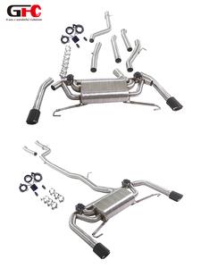Sistema de Escape Catback GFC de Alto Rendimiento para <span class=keywords><strong>BMW</strong></span> X3 XDrive30i G01 2.0T B48, Silenciador Único con Válvulas Dobles y Diseño de Salida Dual - Product Image 1