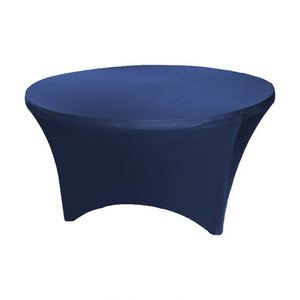 Housse de table ronde extensible de 60 à 72 pouces, lavable, résistante aux plis, pour mariage, banquet, fête d'anniversaire - Product Image 2