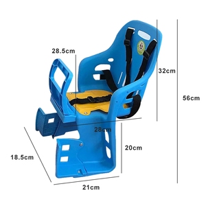 Vélo enfant bébé chaise vélo avant selle siège vélo de route de montagne enfant siège de sécurité avec main courante enfant cyclisme - Product Image 3