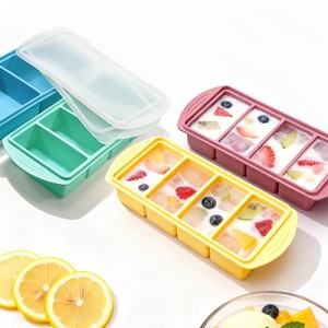 Grand moule à beurre en silicone HY avec couvercle, plateau à beurre rectangulaire, récipient pour beurre d'ail fait maison, brownies, outils de fabrication de savon - Product Image 6