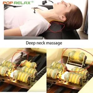 Hàn Quốc seragem healax Master V4 cơ thể bấm huyệt nhiệt hồng ngoại trị liệu Ngọc nóng đá massage giường