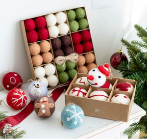 Ensemble de conception attrayante ronde de qualité supérieure comme cadeau ornements d'arbre de Noël décorations de boules de Noël - Product Image 3