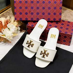 Sandales pour femmes, chaussures décontractées à empeigne en PU, style tendance, pantoufles, sandales <span class=keywords><strong>Tory</strong></span> <span class=keywords><strong>Burch</strong></span>, chaussures pour femmes - Product Image 5